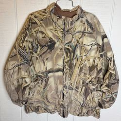 Classics Jacket Mens XL Camo Wetlands Advantage Hunting Outdoor Made USA - HOLE