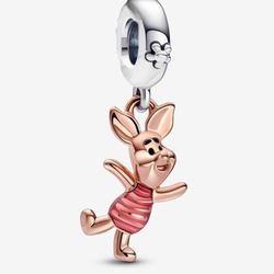 NEW Winnie the Pooh Piglet Dangle Charm.  Bundle to save on shipping costs!  Please check out my other charms & other numerous items listed.  From a c