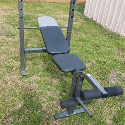 Weight Bench And Weights