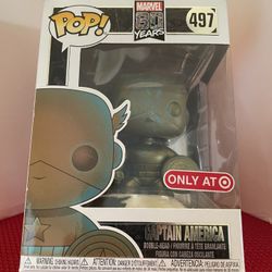 Funko Pop Marvel Captain America 80 Years Target Exclusive 