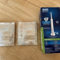 Oral B 3D action Pro 1000 & Faut face mask