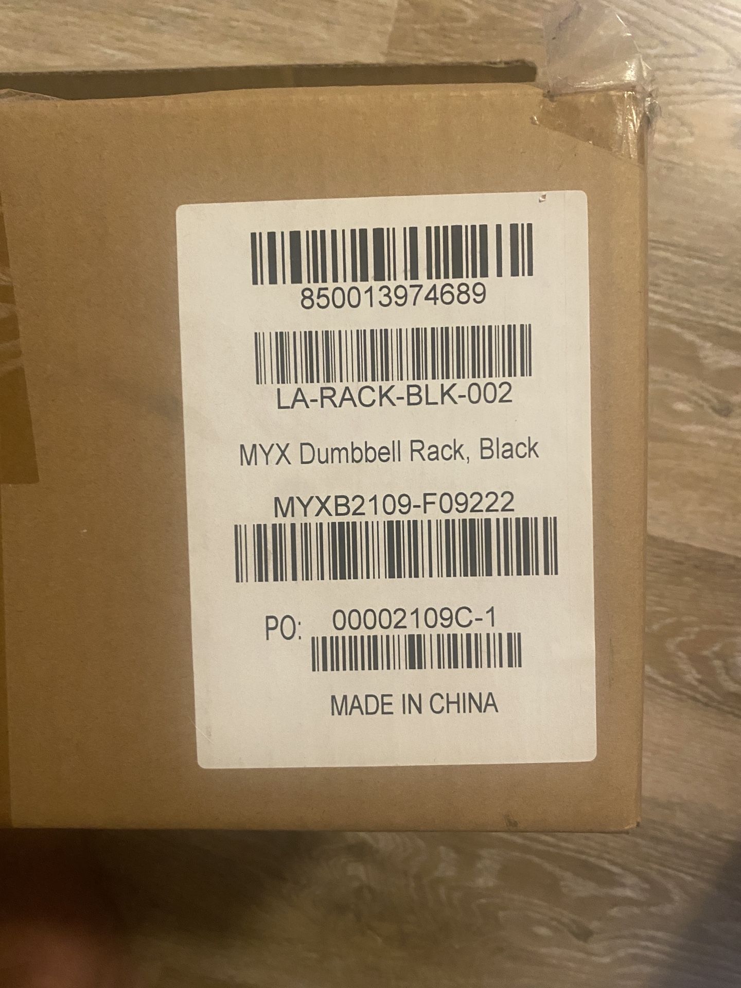 MYX  Dumbbell Rack Bill