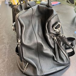 Leather Backpack Purse 