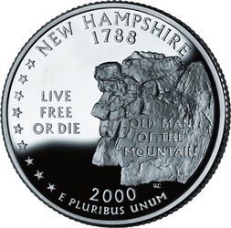 ROLL OF NEW HAMPSHIRE STARE QUARTERS