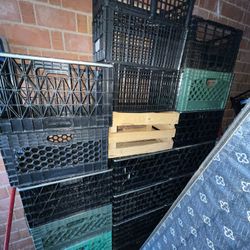 decluttering my personal collection milk crates