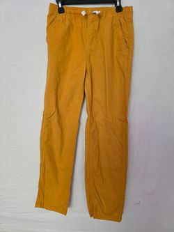 Hanna Anderson cargo joggers drawstring jogging pants kids elastic waist trousers
