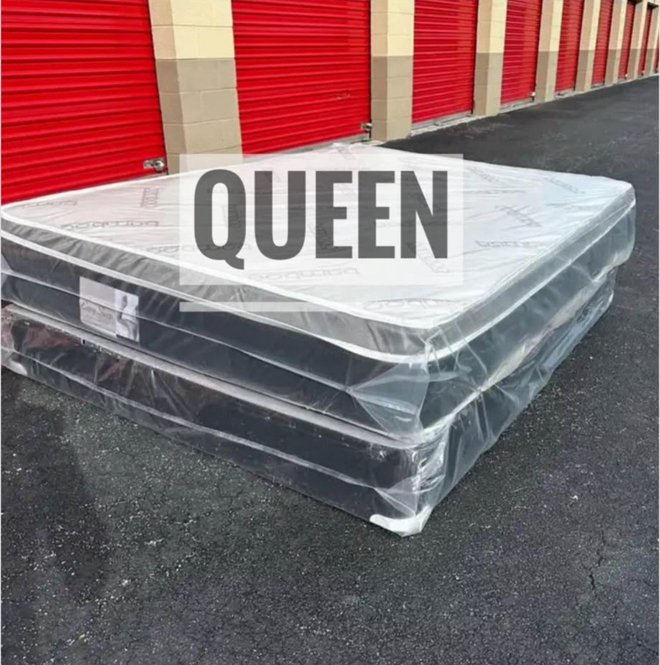 NEW Mattress Queen Size Pillowtop With Box Spring // Offer  π