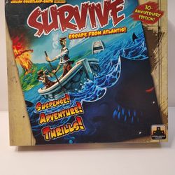 Board Game, Survive: Escape from Atlantis!, Like New