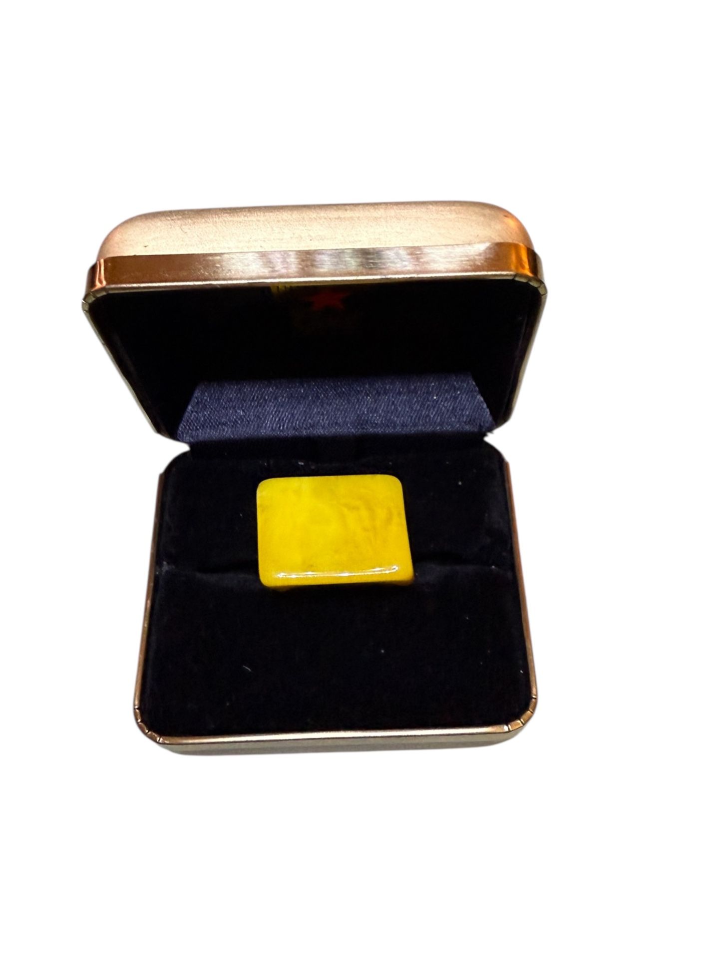 Yellow Acrylic Resin Ring