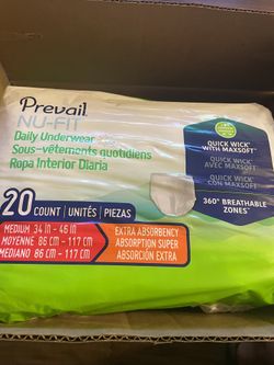 Prevail Medium Nu Fit Adult Diapers