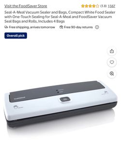 Seal A Meal Vacuum Food Saver
