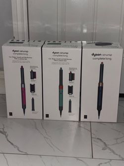 Dyson Airwrap i.d. Multi-Styler Complete Long, Attachments Included, Amber Silk