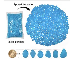 Glow in the dark pebbles