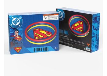 Superman 3 Ring Kiddie Pool