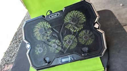 Gaming Laptop Cooling Pad with Multiple Fans