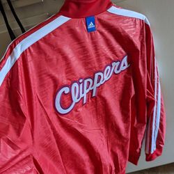 LA CLIPPERS NBA Adidas AUTHENTIC JACKET 2XL NEW WITH TAGS
