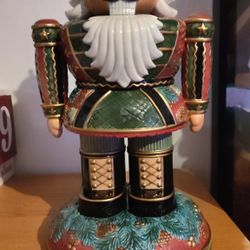 Fitz &  Floyd Ceramic 15in. Nutcracker 
