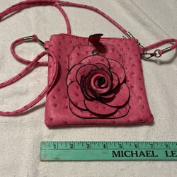 Sassy Pink Purse With A Big 🌺 