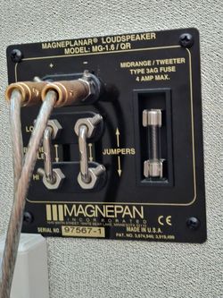 Magnepan speakers MG-1.6/QR