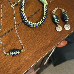 Seahawks jewelry set