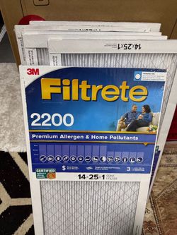 Filtrete 14x25x1 AC Furnace Air Filter, MERV 13, MPR 2200,