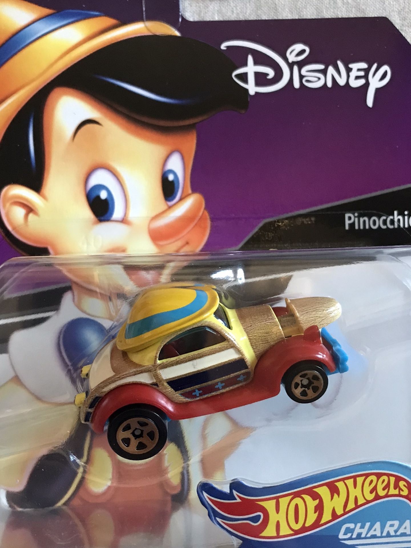 Disney, Pinocchio - Hot Wheels Character Car