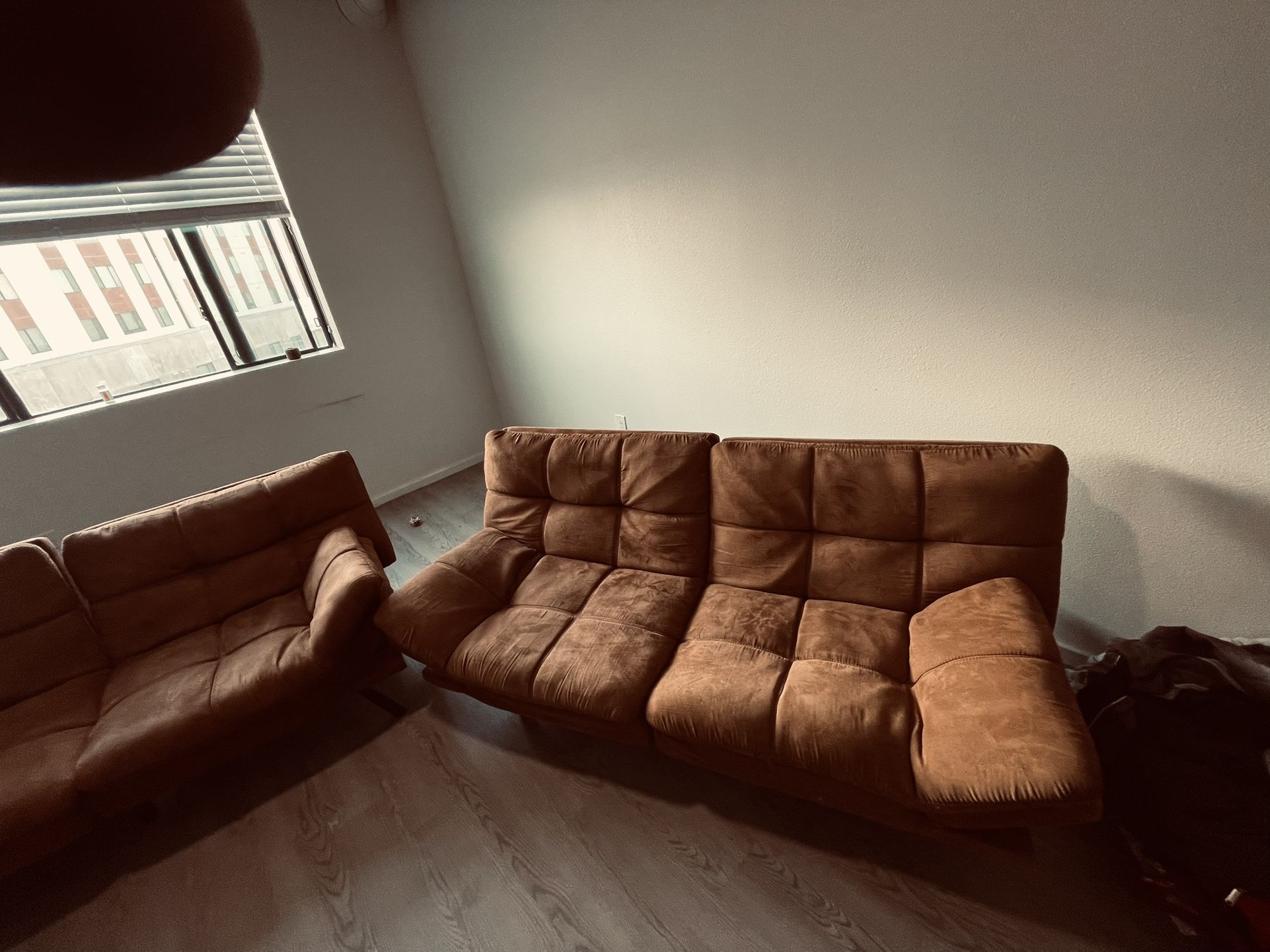 2 Nice Match Brown Futon’s