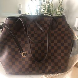 Authentic Louis Vuitton Neverfull MM Damier Tote Bag