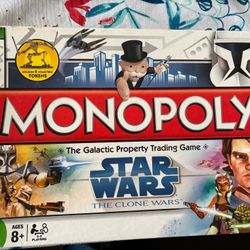Star Wars Clone Wars Monopoly 