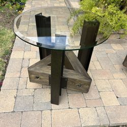 Railroad Tie End Table Set (2)