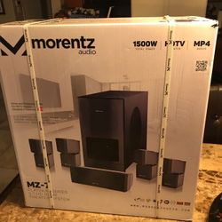 5:1 surround sound  system w sub (NEW)