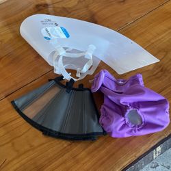 2 Small Dog Collars Plus One Pair Of Pants