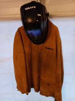 Welding Jacket 🧥 and welding Helmet 🪖