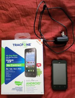 Locked Tracfone Alcatel Onetouch Pixi Pulsar