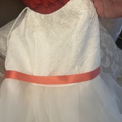 Flower Girl Dress Size 10 - Wedding