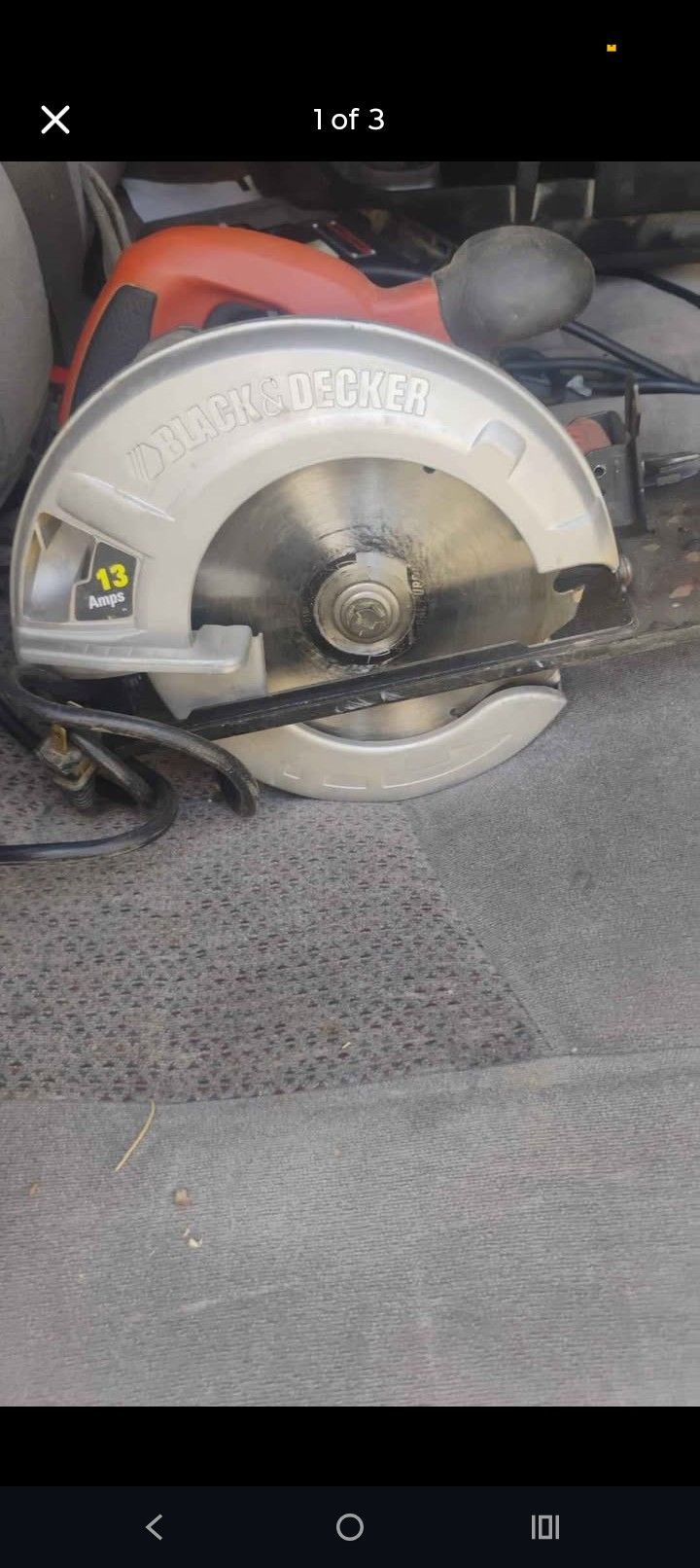 Used Black N decker Circular Saw