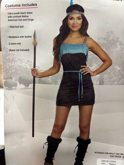 New, Women’s Native American Costume Size Medium