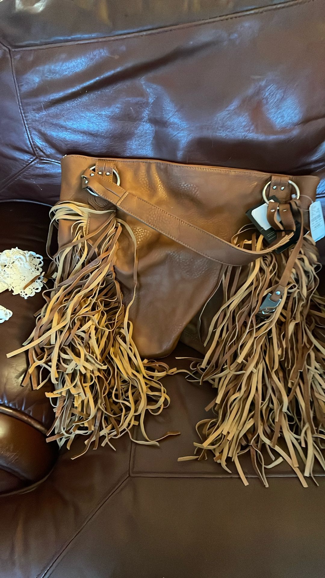 Urban Original Shoulder Bag With Fringes