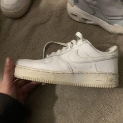 White Af1 And Jordon Max Aura 4 Cool Grey