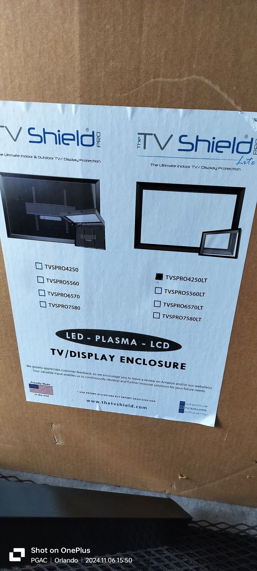 Almost Sold Out! TV Enclosure Outdoor/Weather Proof!