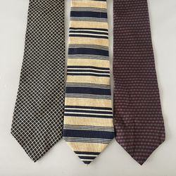 Lot Of 3 Men's Neck Ties Lot TANGO by Max Raab  