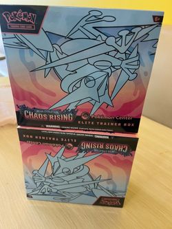 Pokemon center ETB Chaos Rising sealed  2 boxes