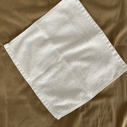 42 New White Washcloths