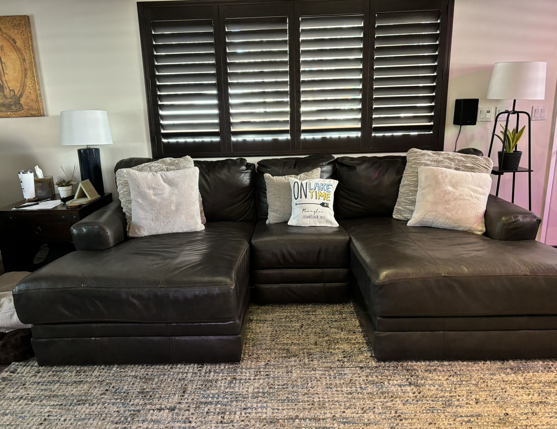 FREE Leather Couch/sectional