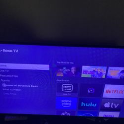 45 Inch Roku Tv  Comes With Original Remote 