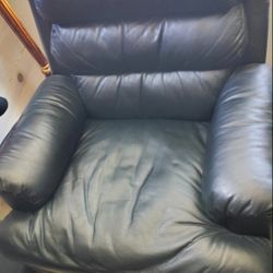 Leather Recliner Sofa