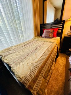 Twin bed with mattress-  $100