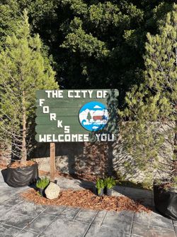 City of Forks sign - from Twilight movies