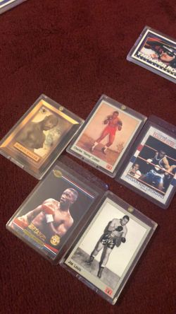 Boxing cards