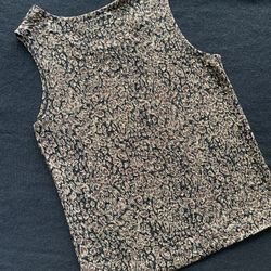 Brand Chicos, Size 0, Color Brown/Black/gold.